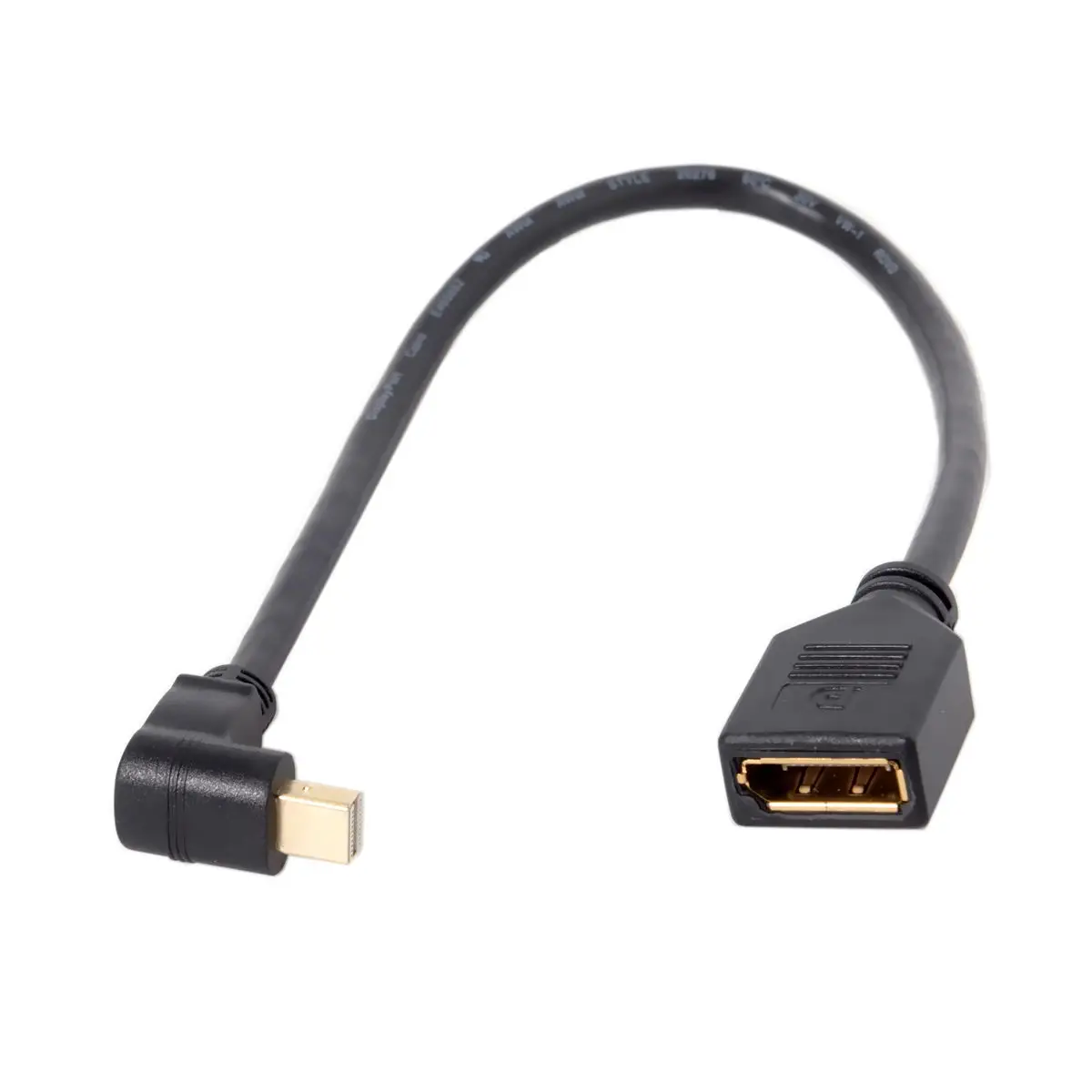 Mini DP DisplayPort to DP Cable Adapter Mini DP Angle 90 Degree to DisplayPort Female Cable for Displays Monitor DP Cable Cord
Mini DP DisplayPort to DP Cable Adapter Mini DP Angle 90 Degree to DisplayPort Female Cable for Displays Monitor DP Cable Cord