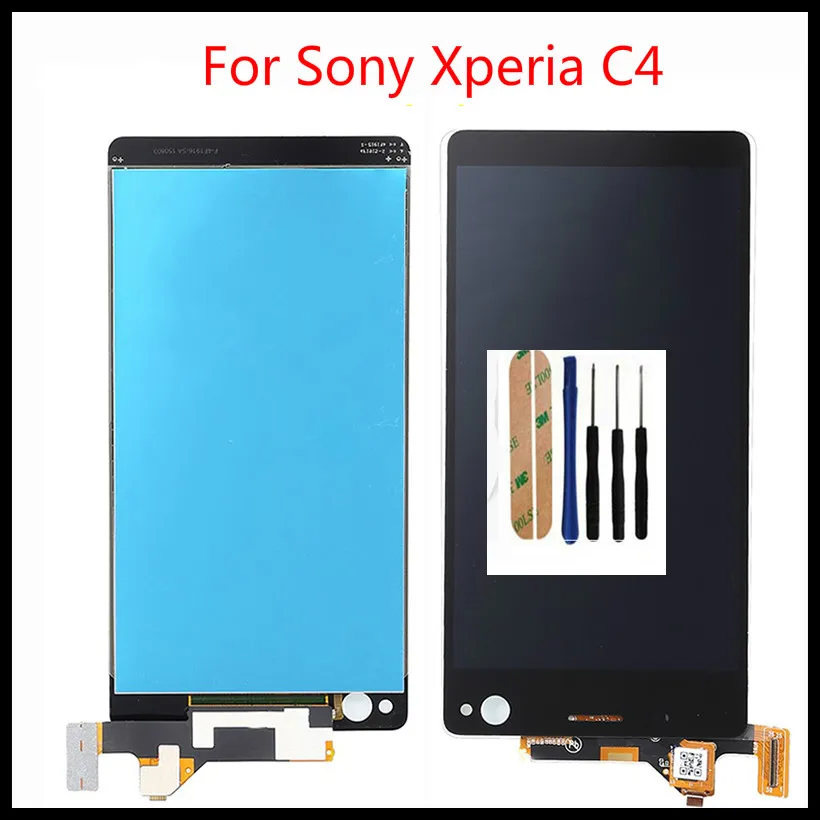 100% Tested Top quality LCD Display+Touch Screen For Sony Xperia C4 E5303 E5306 E5333 E5343 E5353 LCD Display With Tools
100% Tested Top quality LCD Display+Touch Screen For Sony Xperia C4 E5303 E5306 E5333 E5343 E5353 LCD Display With Tools