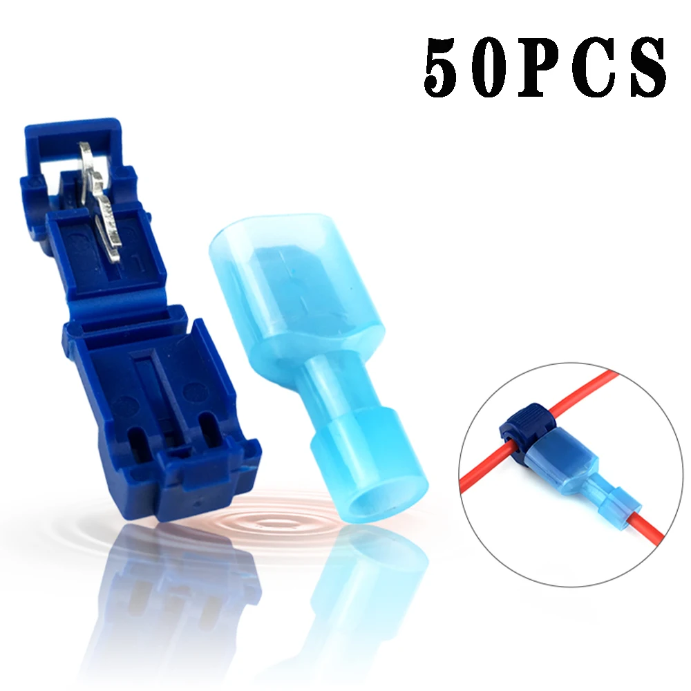50 pcs (25 sets) fast cable connector spring connector T-type wire terminal crimp connector waterproof electrical connector
50 pcs (25 sets) fast cable connector spring connector T-type wire terminal crimp connector waterproof electrical connector
