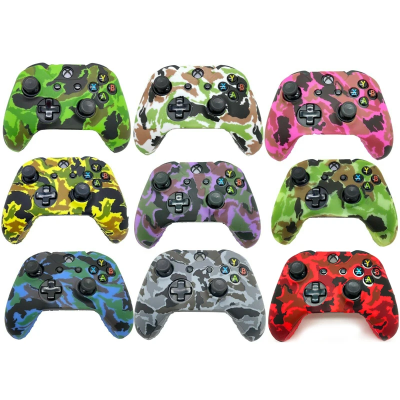 For Xbox One X S Controller Gamepad Camouflage Silicone Cover Rubber Skin Grip Case Protective Cover For Xbox One Slim Joystick
For Xbox One X S Controller Gamepad Camouflage Silicone Cover Rubber Skin Grip Case Protective Cover For Xbox One Slim Joystick