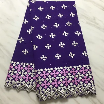 High class purple party dress material Swiss voile lace embroidery African cotton lace fabric for sewing ECP138(5yards/lot) 
High class purple party dress material Swiss voile lace embroidery African cotton lace fabric for sewing ECP138(5yards/lot)