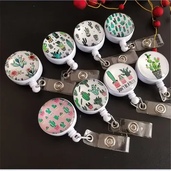 Green Cacti Retractable Badge Holder Reel Exhibition Enfermera Students Girls Name PU Card Hospital Office Chest Card
Green Cacti Retractable Badge Holder Reel Exhibition Enfermera Students Girls Name PU Card Hospital Office Chest Card