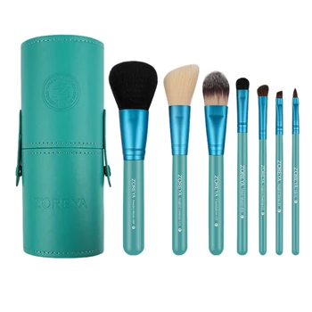 Zoreya Brand 7Pcs Black Natural Goat Hair Lip Professional Makeup Brushes Blush Powder Foundation Eye Shadow Makeup Tools Green
Zoreya Brand 7Pcs Black Natural Goat Hair Lip Professional Makeup Brushes Blush Powder Foundation Eye Shadow Makeup Tools Green