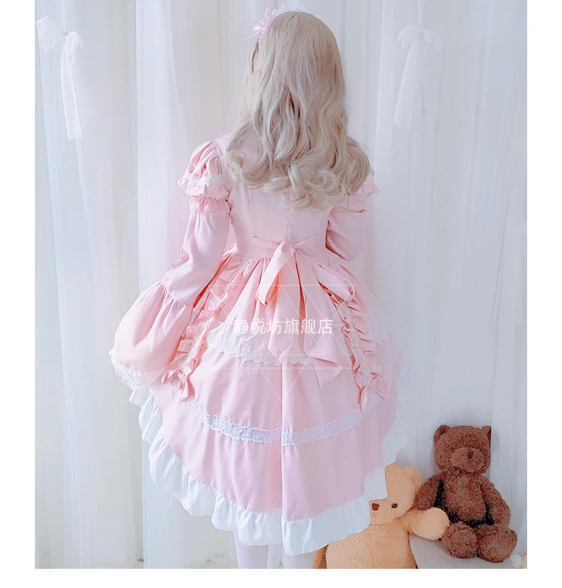 Luogen Coyoung Store Cosplay Sweet Lolita Dress Retro Lace Bowknot Flare Sleeve Victorian Kawaii Girl Gothic 16 Luogen Coyoung Store Cosplay Sweet Lolita Dress Retro Lace Bowknot Flare Sleeve Victorian Kawaii Girl Gothic -Zentai shop online H1523680bbaf943c99cfd547d52ed7878M.jpg