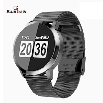 Kaimorui Q8 Smart Watch Heart Rate Tracker Bluetooth Smartwatch Call Reminder Stainless Steel Wriatband for Android IOS Phone 
Kaimorui Q8 Smart Watch Heart Rate Tracker Bluetooth Smartwatch Call Reminder Stainless Steel Wriatband for Android IOS Phone