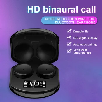 CP9 TWS Earbuds Bluetooth Wireless Stereo Earphones Mini In Ear Sports Headphones with Digital Display Charging Case 
CP9 TWS Earbuds Bluetooth Wireless Stereo Earphones Mini In Ear Sports Headphones with Digital Display Charging Case