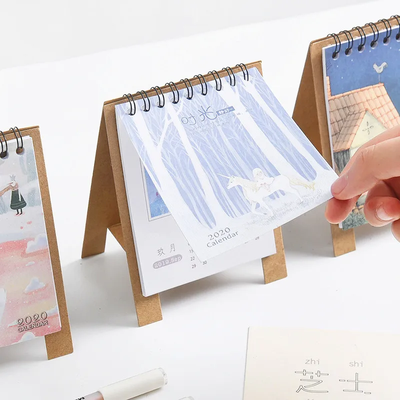 2020 Hand Drawing Fresh Cartoon Mini Desktop Paper Calendar dual Daily Scheduler Table Planner Yearly Agenda Organizer
2020 Hand Drawing Fresh Cartoon Mini Desktop Paper Calendar dual Daily Scheduler Table Planner Yearly Agenda Organizer