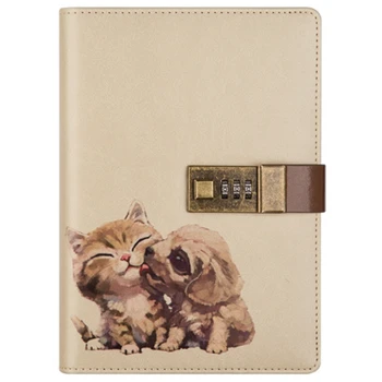 B6 Cute Notepad Notebook Secret Diary Memos Planner Agenda Notebook Pu Leather Sketchbook with Lock Office School Student Passwo
B6 Cute Notepad Notebook Secret Diary Memos Planner Agenda Notebook Pu Leather Sketchbook with Lock Office School Student Passwo
