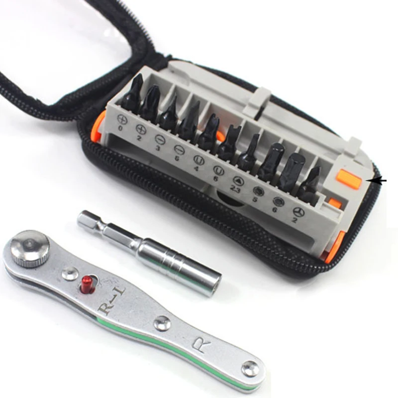 Portable Mini Multi-function EDC Screwdriver Sisassembly Ratchet Wrench Set Outdoor Emergency Tools 12 In 1
Portable Mini Multi-function EDC Screwdriver Sisassembly Ratchet Wrench Set Outdoor Emergency Tools 12 In 1
