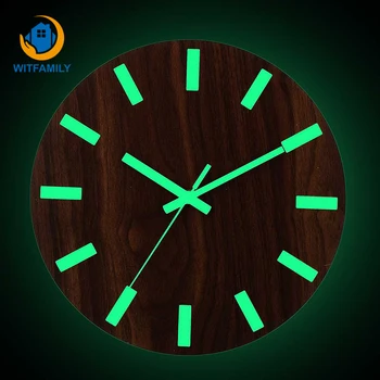 Acrylic DIY Wall Clock Modern Luminous Wall Clock Wood 3D Bedroom Living Room Glow Dark Quartz Wall Hanging Clock 
Acrylic DIY Wall Clock Modern Luminous Wall Clock Wood 3D Bedroom Living Room Glow Dark Quartz Wall Hanging Clock