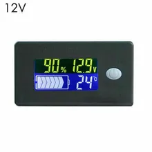 10-100V 9MA Battery Capacity Indicator LCD Digital 12V/24V/48V Battery Capacity Status Display Indicator Monitor Meter Tester
10-100V 9MA Battery Capacity Indicator LCD Digital 12V/24V/48V Battery Capacity Status Display Indicator Monitor Meter Tester