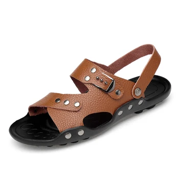 cuir slide hombre sandles genuine roman for classic verano cuero shoes heren couro masculina 2020 para sandal sandalen homme da 
cuir slide hombre sandles genuine roman for classic verano cuero shoes heren couro masculina 2020 para sandal sandalen homme da