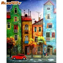RUOPOTY Painting By Numbers Colorful House Street Scenery Paint Kits HandPainted 60x75cm Frame On Canvas Modern Home Artcraft
RUOPOTY Painting By Numbers Colorful House Street Scenery Paint Kits HandPainted 60x75cm Frame On Canvas Modern Home Artcraft