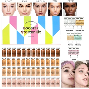 12 PCS Korea Brand bb cream glow jakarta treament murch blush whitening meso serum foundation Derma Booster original Starter Kit 
12 PCS Korea Brand bb cream glow jakarta treament murch blush whitening meso serum foundation Derma Booster original Starter Kit