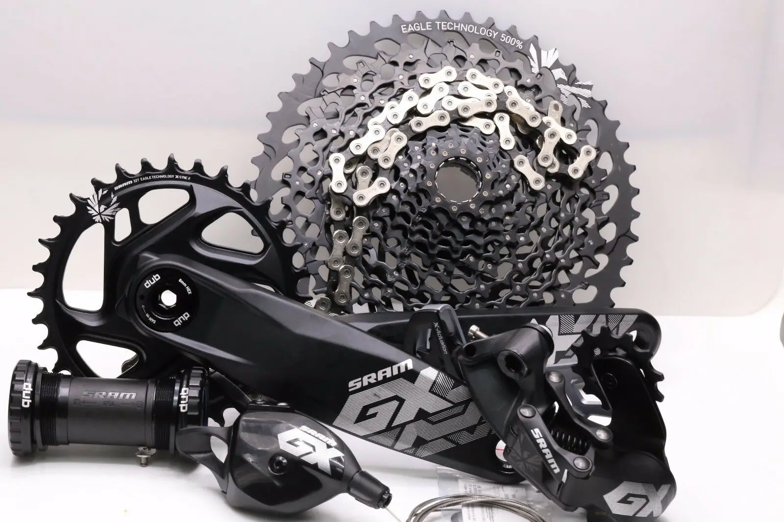 New 2019 SRAM GX EAGLE dub 1x12 speed Groupset Group set Cassettes+Derailleurs+Chains+Shifters+crank
New 2019 SRAM GX EAGLE dub 1x12 speed Groupset Group set Cassettes+Derailleurs+Chains+Shifters+crank