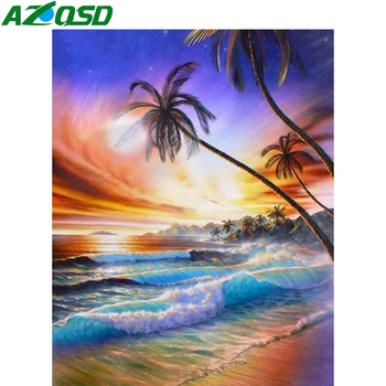 AZQSD Adult Paint By Numbers Seaside Landscape Handpainted Painting Art Coloring By Numbers Sunset Drawing On Canvas Home Decor
AZQSD Adult Paint By Numbers Seaside Landscape Handpainted Painting Art Coloring By Numbers Sunset Drawing On Canvas Home Decor