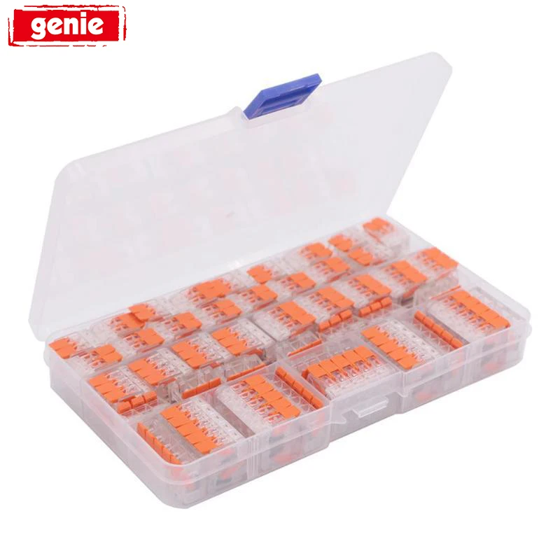 75pcs Universal Compact Wiring Terminal Block 2/3/5 Way Fast Connectors Plug-in Wire Terminals Cable
75pcs Universal Compact Wiring Terminal Block 2/3/5 Way Fast Connectors Plug-in Wire Terminals Cable