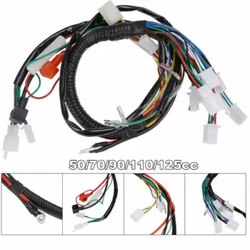 Electric Wiring Harness For Chinese ATV UTV Quad 4 Wheeler 50/70/90/110cc/125cc Made With 18 Gauge Wire, High Efficient Copper
Electric Wiring Harness For Chinese ATV UTV Quad 4 Wheeler 50/70/90/110cc/125cc Made With 18 Gauge Wire, High Efficient Copper