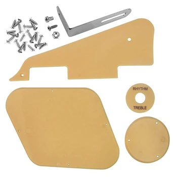 1Set Yellow Pickguard Cavity Switch Covers Pickup Selector Plate Bracket Screws Fit Les Paul Guitar Style Kit
1Set Yellow Pickguard Cavity Switch Covers Pickup Selector Plate Bracket Screws Fit Les Paul Guitar Style Kit