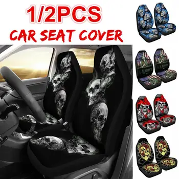 3D Skull Print Front Car Seat Cover Universal Car Seat Protector Seat Cushion Full Cover For Most Car for Interior Accessories
3D Skull Print Front Car Seat Cover Universal Car Seat Protector Seat Cushion Full Cover For Most Car for Interior Accessories