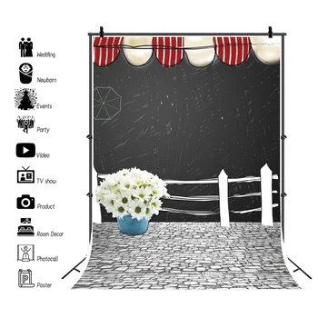 Laeacco Baby Drawing Pattern Stone Street Potted Flower Blackboard Party Pattern Photographic Background Photo Backdrop Photocal
Laeacco Baby Drawing Pattern Stone Street Potted Flower Blackboard Party Pattern Photographic Background Photo Backdrop Photocal