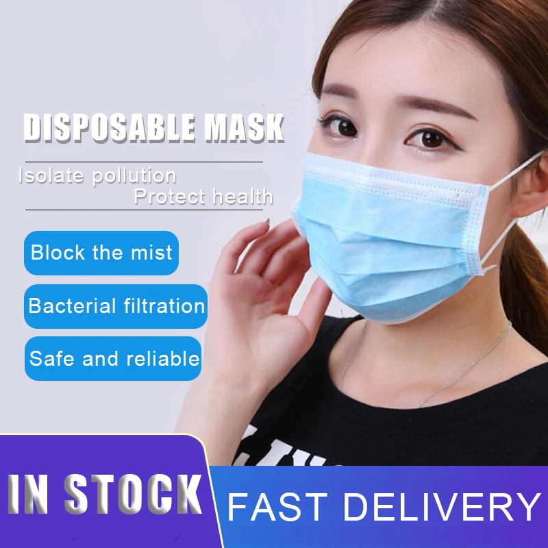 Masks adult disposable masks anti-fog and dust-proof three-layer protective masks splash-proof breathable spot
Masks adult disposable masks anti-fog and dust-proof three-layer protective masks splash-proof breathable spot