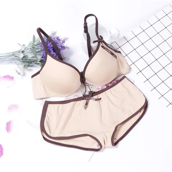 lingerie solid simple design japanese bra set wire lenceria push up underwear women AB cup sexy coffee black bra and panty set
lingerie solid simple design japanese bra set wire lenceria push up underwear women AB cup sexy coffee black bra and panty set
