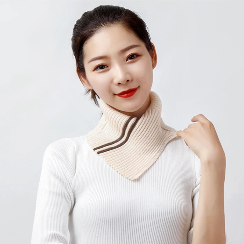 6 Color Winter Turtleneck False Fake Collar Ribbed Knitted Striped Detachable Triangle Scarf Wrap Windproof Stretchy Neck Warmer
6 Color Winter Turtleneck False Fake Collar Ribbed Knitted Striped Detachable Triangle Scarf Wrap Windproof Stretchy Neck Warmer