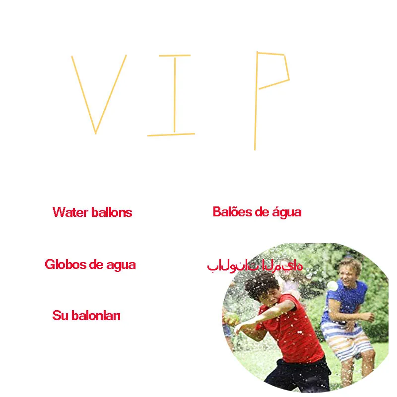 VIP 111PCS Funny Water Balloons Toys Magic Summer Beach Party Outdoor Filling Water Balloon Bombs Toy For Kids Adult Children
VIP 111PCS Funny Water Balloons Toys Magic Summer Beach Party Outdoor Filling Water Balloon Bombs Toy For Kids Adult Children