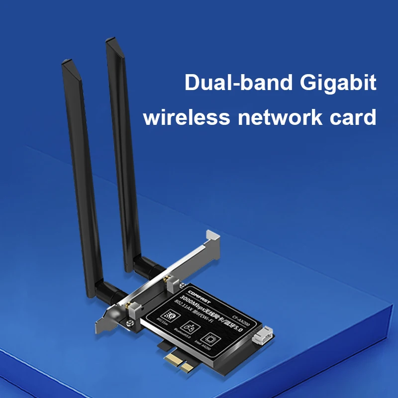 2974 Мбит/с Wi-Fi 6 двухдиапазонный Настольный PCIe адаптер Intel AX200 карта 802.11ac 2 4G/5 ГГц