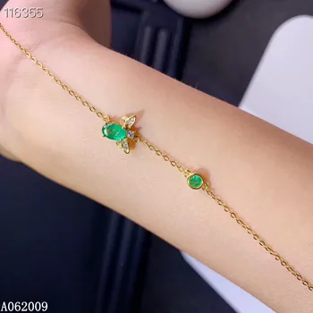 KJJEAXCMY fine jewelry 925 sterling silver inlaid natural emerald bracelet noble girl new hand bracelet support testing
KJJEAXCMY fine jewelry 925 sterling silver inlaid natural emerald bracelet noble girl new hand bracelet support testing