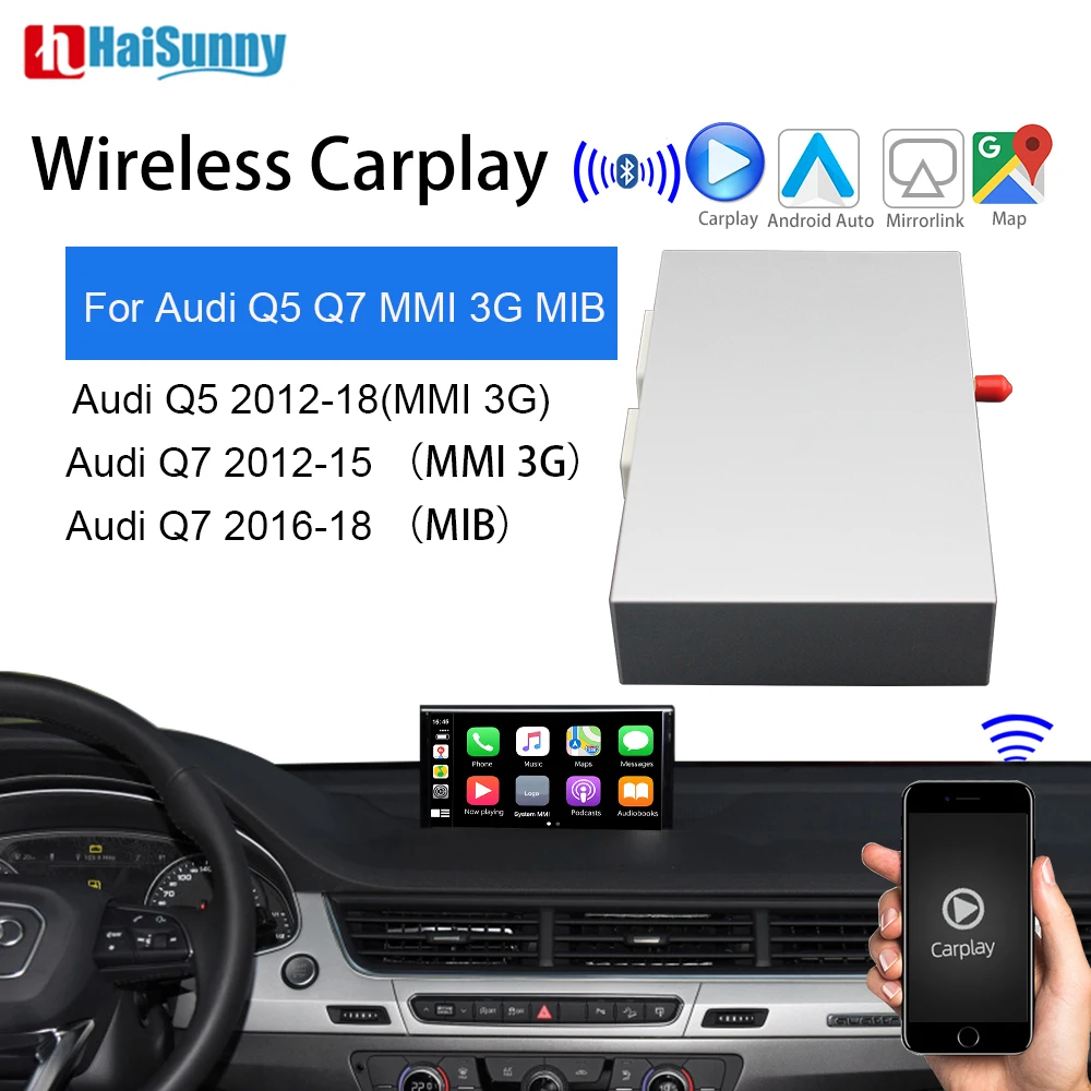 Wireless Carplay Support Multimedia Bluetooth navigation usb interface Mirror link Reverse Auto Touch Screen For Audi Q5 Q7
Wireless Carplay Support Multimedia Bluetooth navigation usb interface Mirror link Reverse Auto Touch Screen For Audi Q5 Q7