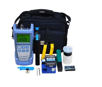 Fiber optic FTTH TOOL KIT for field assemble with carry bag pon power meter laser fault detector
Fiber optic FTTH TOOL KIT for field assemble with carry bag pon power meter laser fault detector