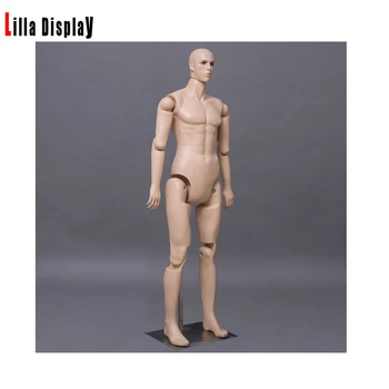 Lilladisplay realistic makeup articulated flexbile joints robotic male display mannequin RMM-2
Lilladisplay realistic makeup articulated flexbile joints robotic male display mannequin RMM-2