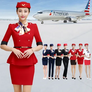 Season Women's Slim Business Skirt Stewardess Middle Sleeve Occupation Suit
Season Women's Slim Business Skirt Stewardess Middle Sleeve Occupation Suit