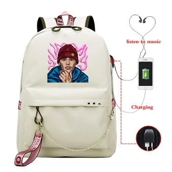 Fashion Sac A Dos Femme Justin Bieber Yummy Backpack Travel Backbag Mochila USB Charge Design School Bags for Teenage Girls
Fashion Sac A Dos Femme Justin Bieber Yummy Backpack Travel Backbag Mochila USB Charge Design School Bags for Teenage Girls