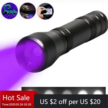 Dreamburgh 6000Lm LED UV Flashlight UV Light Torch 5 Modes Zoomable Outdoor Camping Powerful Linterna Torch With 18650 Battery
Dreamburgh 6000Lm LED UV Flashlight UV Light Torch 5 Modes Zoomable Outdoor Camping Powerful Linterna Torch With 18650 Battery