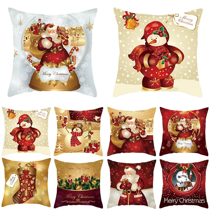 Fengrise 45x45cm Gold Christmas Cushion Cover Decor For Home Sofa Chair Christmas Pillowcase Xmas Gift Happy New Year 2021
Fengrise 45x45cm Gold Christmas Cushion Cover Decor For Home Sofa Chair Christmas Pillowcase Xmas Gift Happy New Year 2021