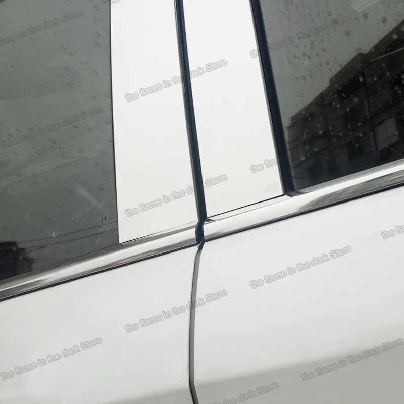 Lsrtw2017 хромированная полоса для окна автомобиля из нержавеющей стали Skoda Karoq 2016 2017