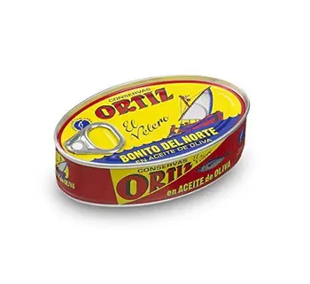 Ortiz White Tuna Fillets in Olive Oil Tin, 112 g
Ortiz White Tuna Fillets in Olive Oil Tin, 112 g