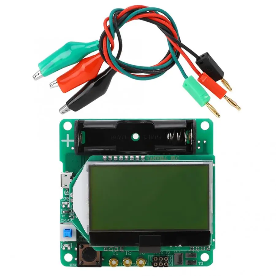 3.7V Transistor Tester Inductance Capacitor PNP NPN Diode ESR Meter DIY multifunction test digital multimeter | Инструменты