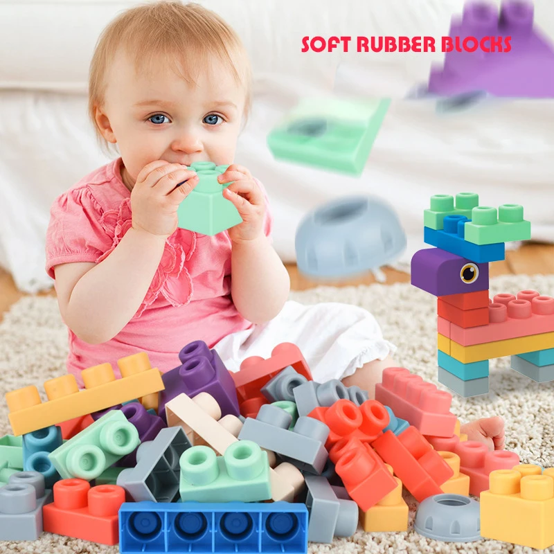 20-80pcs Baby Grasp Toy Building Blocks 3D Touch Hand Soft Balls Baby Massage Soft Rubber Teethers Squeeze Toy Bath Ball Toys
20-80pcs Baby Grasp Toy Building Blocks 3D Touch Hand Soft Balls Baby Massage Soft Rubber Teethers Squeeze Toy Bath Ball Toys