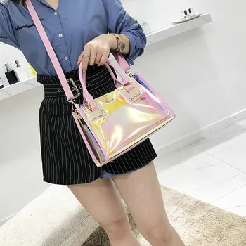 2020 new Korean version of the shoulder bag women's casual fashion crossbody laser shoulder bag transparent bag
2020 new Korean version of the shoulder bag women's casual fashion crossbody laser shoulder bag transparent bag