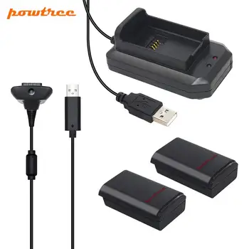 Powtree Rechargeable Battery Pack 6000mAh Batteries + Charger + Usb Cable Charging Kit For Xbox 360 Battery Wireless Controller
Powtree Rechargeable Battery Pack 6000mAh Batteries + Charger + Usb Cable Charging Kit For Xbox 360 Battery Wireless Controller