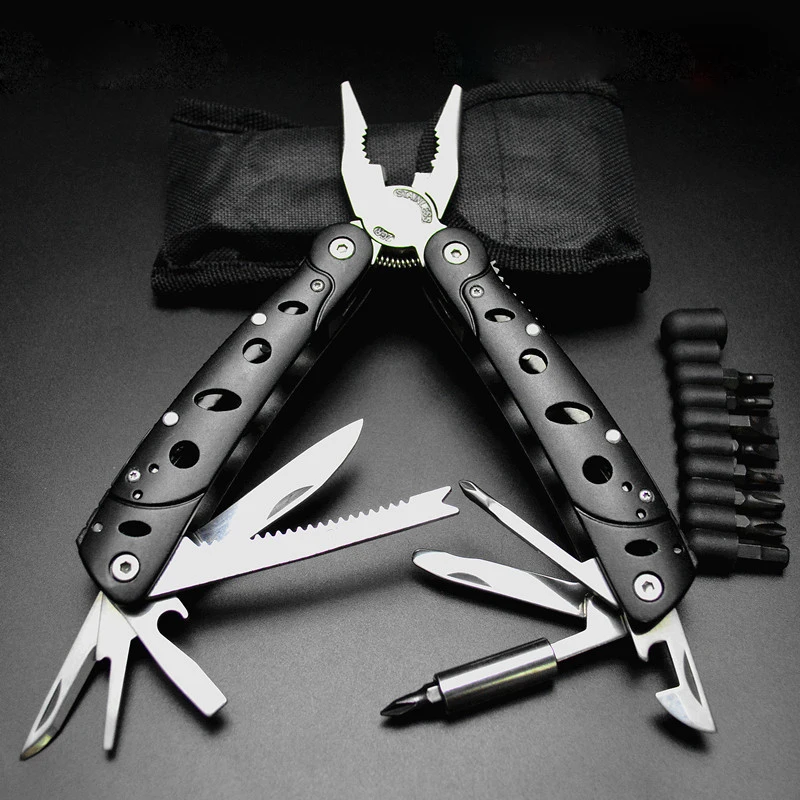 Multi-function Folding Knife Bottle Opener Screwdriver Pliers Stainless Steel Knives Hunting Outdoor Survival Tool
Multi-function Folding Knife Bottle Opener Screwdriver Pliers Stainless Steel Knives Hunting Outdoor Survival Tool
