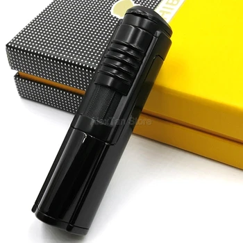 COHIBA High Grade Mini Metal Windproof Torch Refillable Cigar Lighter Cohiba Professional Lighter With Gift Box 
COHIBA High Grade Mini Metal Windproof Torch Refillable Cigar Lighter Cohiba Professional Lighter With Gift Box