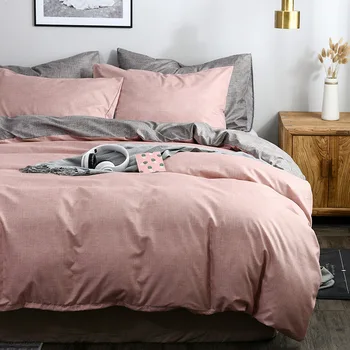 Bedding textured plain quilt cover pillowcase without sheet three sets of reactive printing and dyeing wool without sheet
Bedding textured plain quilt cover pillowcase without sheet three sets of reactive printing and dyeing wool without sheet