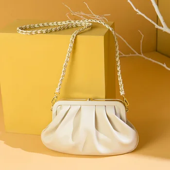 Bag Female 2020 Summer New Fold Cloud Bag Fashion Leather Chain Shoulder Bag Underarm Crossbody Bags Women Purse and Handbags
Bag Female 2020 Summer New Fold Cloud Bag Fashion Leather Chain Shoulder Bag Underarm Crossbody Bags Women Purse and Handbags
