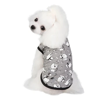 Pet Dog Cotton Printed Clothes For Small Dogs Fashion Pug Cartoon Puppy Vest T-Shirt Summer Pet Dog Sleeveless Clothing L
Pet Dog Cotton Printed Clothes For Small Dogs Fashion Pug Cartoon Puppy Vest T-Shirt Summer Pet Dog Sleeveless Clothing L