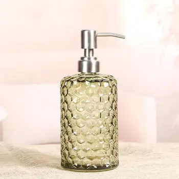 1 Pcs 500ml Shower Gel Bottle Container Pineapple Pattern Glass Bottle Refillable Stainless Steel Nozzle Container Home Bathroom
1 Pcs 500ml Shower Gel Bottle Container Pineapple Pattern Glass Bottle Refillable Stainless Steel Nozzle Container Home Bathroom